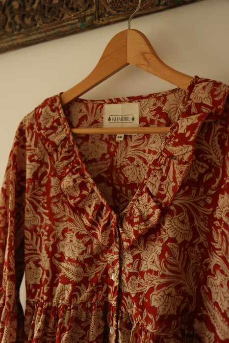 The Sundara Blouse ~ Chilli