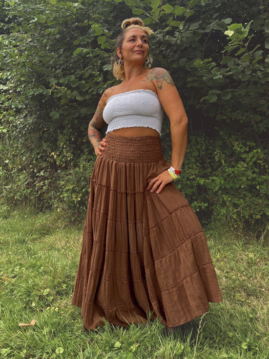 The Amaylia Skirt - Cacao