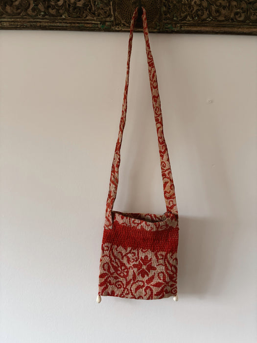 Kantha Bag Cowrie Shells