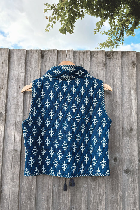 The Ritu Vest - Indigo