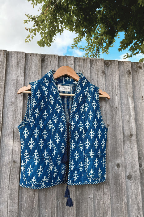 The Ritu Vest - Indigo