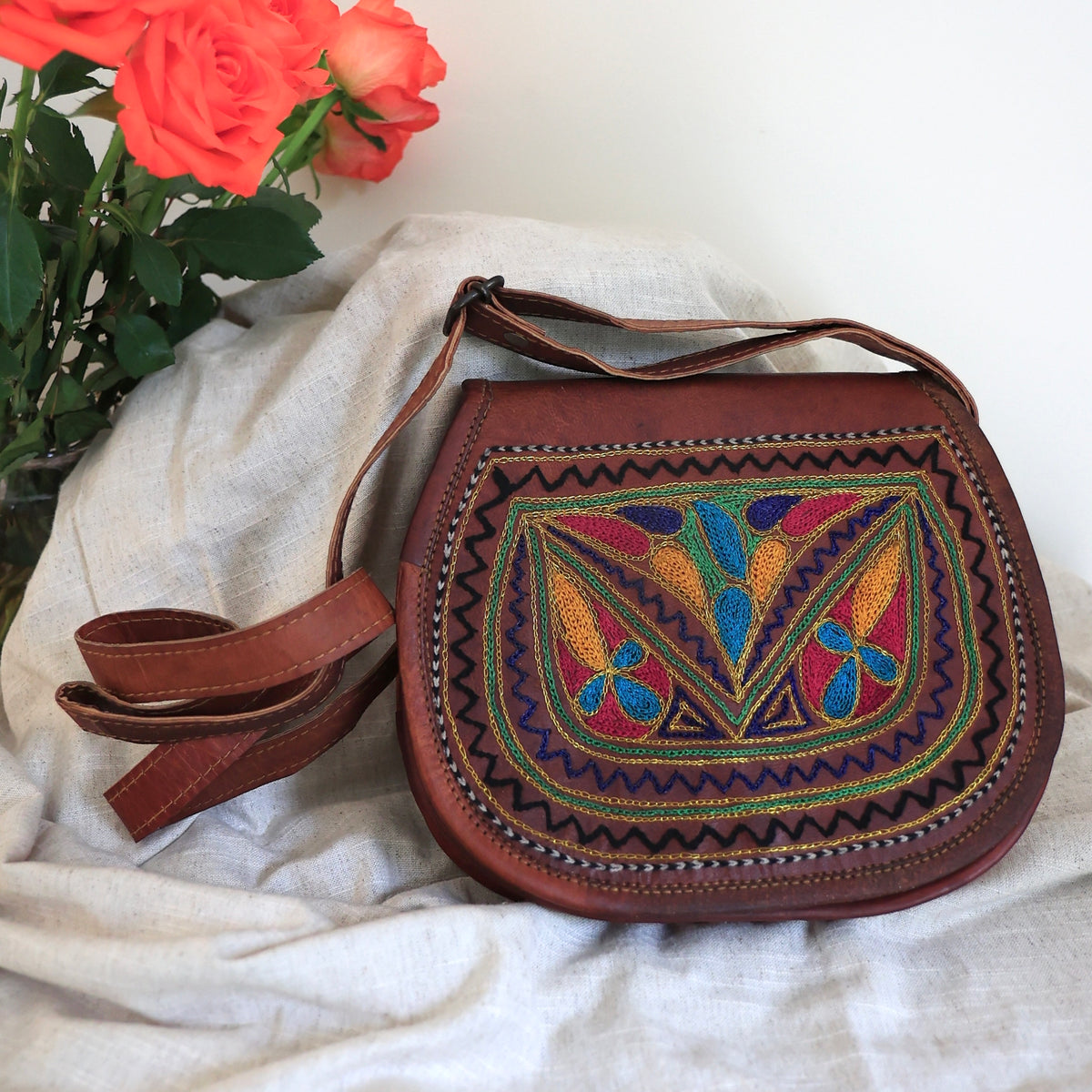 Guatemalan Leather & Huipile Small Change Purse | Handmade Fair Trade  Products | Altiplano