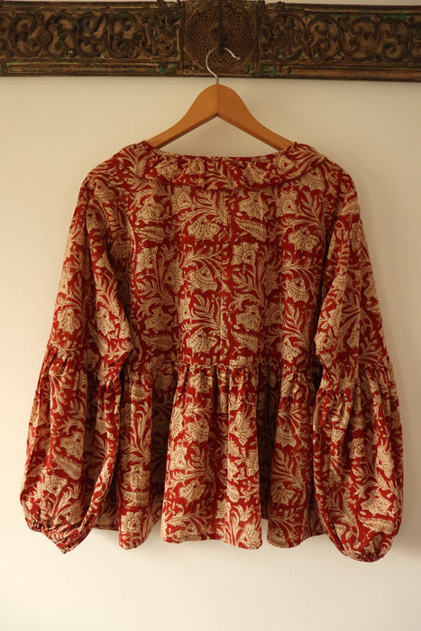 The Sundara Blouse ~ Chilli