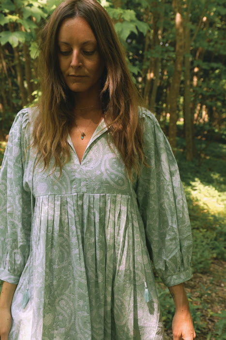 The Rowan Dress - Moroccan Mint